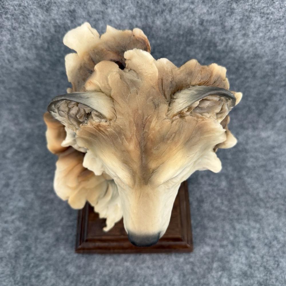 Vintage Stephen Herrero Wolf‎ Animal Sculpture "Solitude" 683/4000 Home Decor - Picture 5 of 11